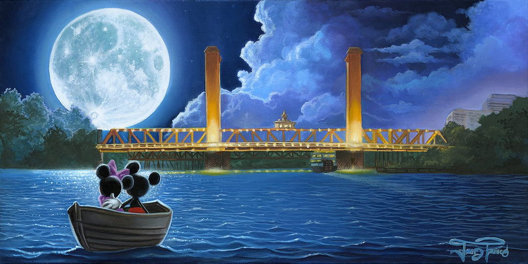 Jared Franco Disney Drifting in the Moonlight Limited Edition Canvas Giclee