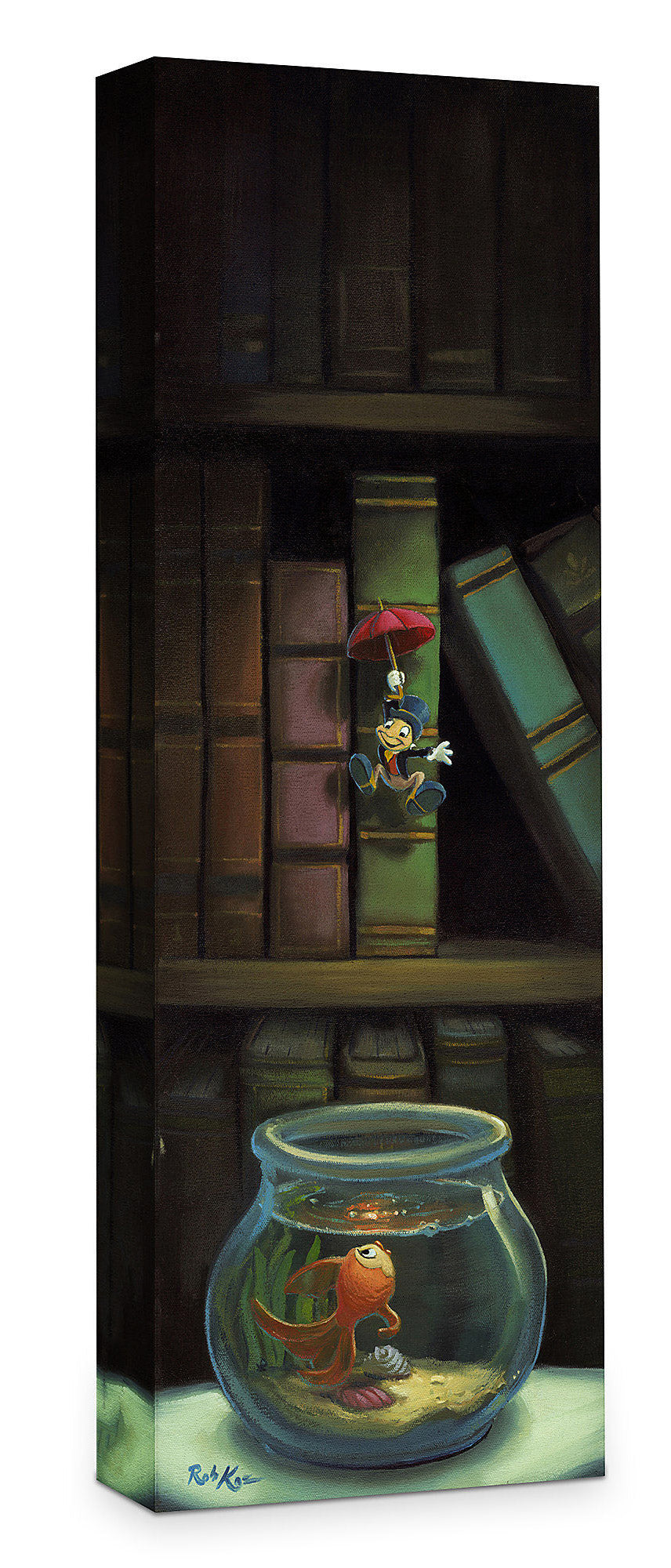 Rob Kaz Disney "Dropping In" Limited Edition Canvas Giclee