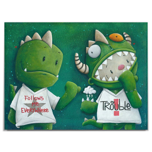 Fabio Napoleoni "Dynamic Duo" Limited Edition Paper Giclee