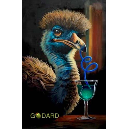 Michael Godard "EMU Title TBD" Limited Edition Canvas Giclee