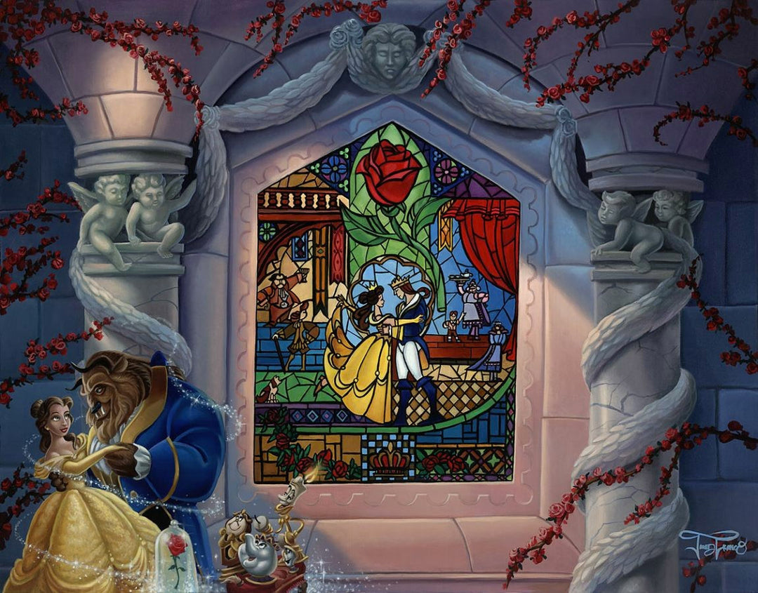 Jared Franco Disney Enchanted Love Limited Edition Canvas Giclee