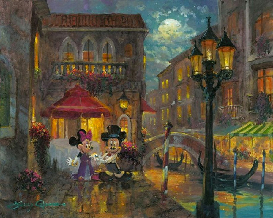 James Coleman Disney Evening Anniversary Limited Edition Canvas Giclee