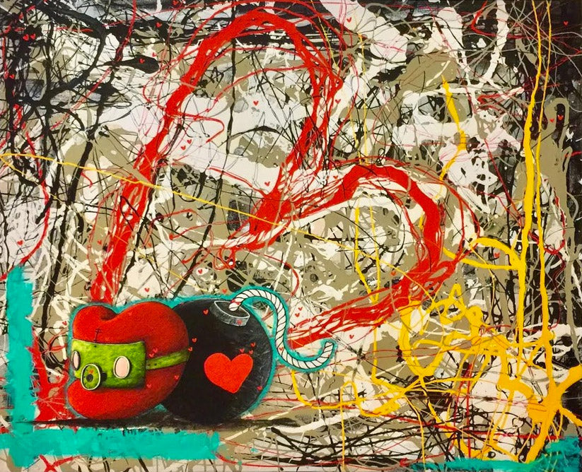 Fabio Napoleoni "Explosion of Emotion" Limited Edition Paper Giclee