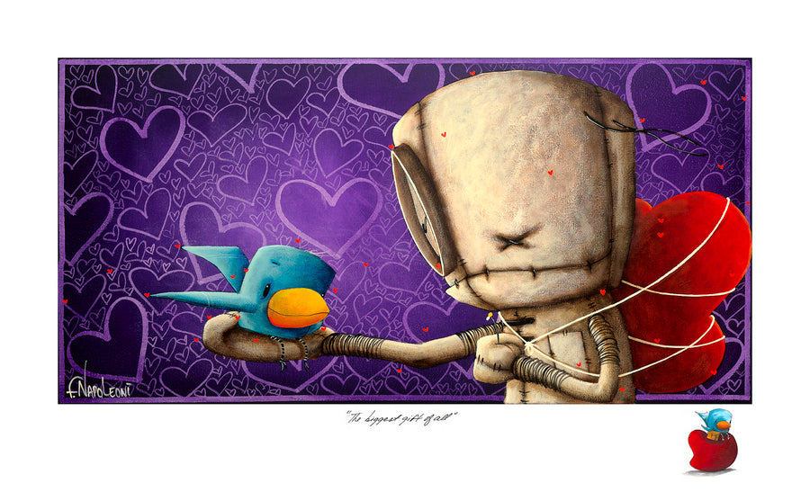 Fabio Napoleoni "The Biggest Gift of All" Limited Edition Paper Giclee