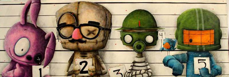 Fabio Napoleoni The Usual Suspects Limited Edition Paper Giclee