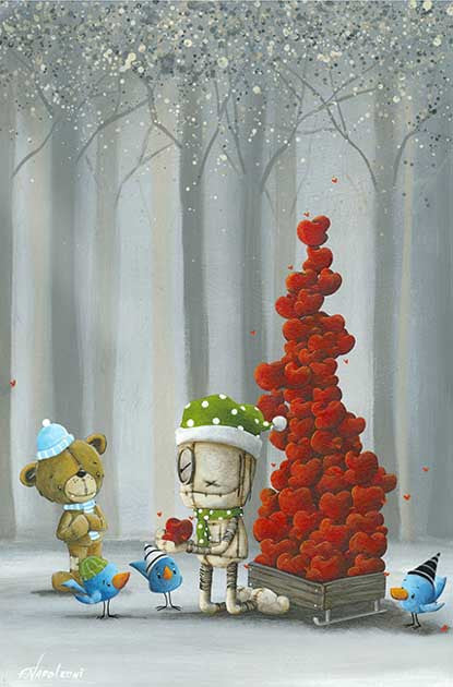 Fabio Napoleoni "It's about Giving" Limited Edition Paper Giclee