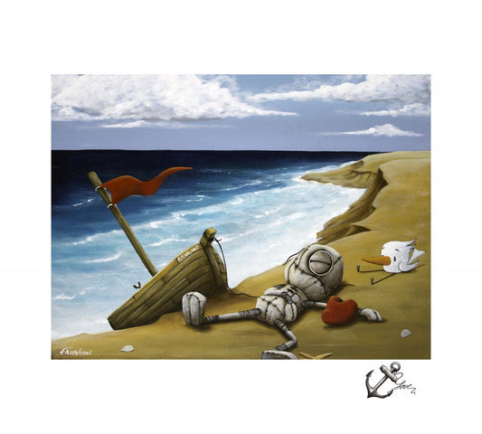 Fabio Napoleoni "Rest my Love Upon Your Shores" Limited Edition Paper Giclee