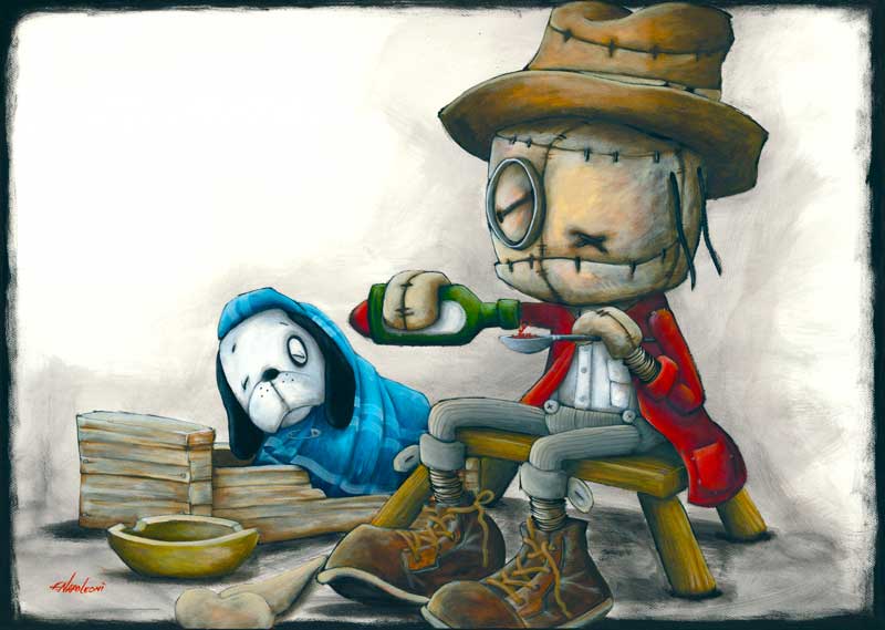 Fabio Napoleoni "Bedside Manner, Little Bit of Love" Limited Edition Paper Giclee