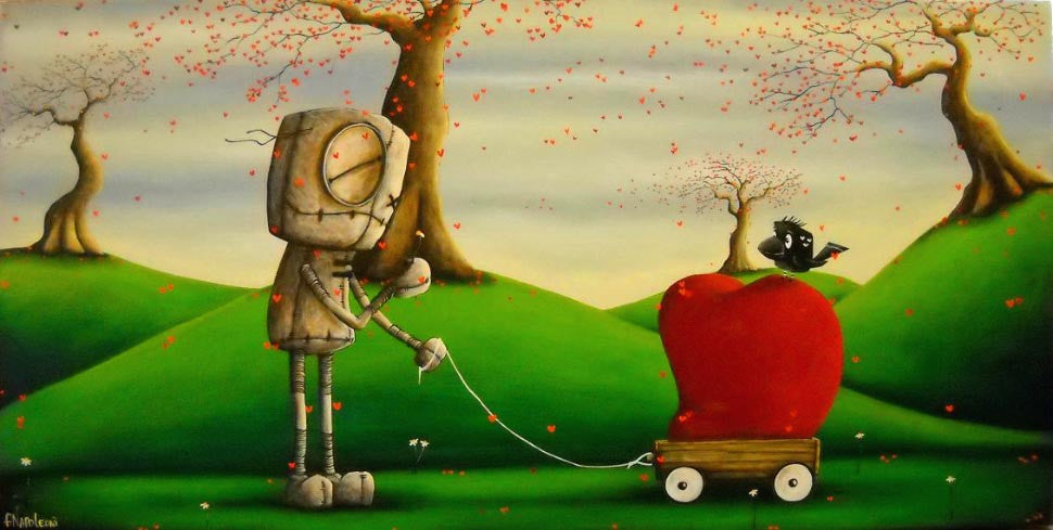 Fabio Napoleoni "Love is in the Air" Limited Edition Paper Giclee