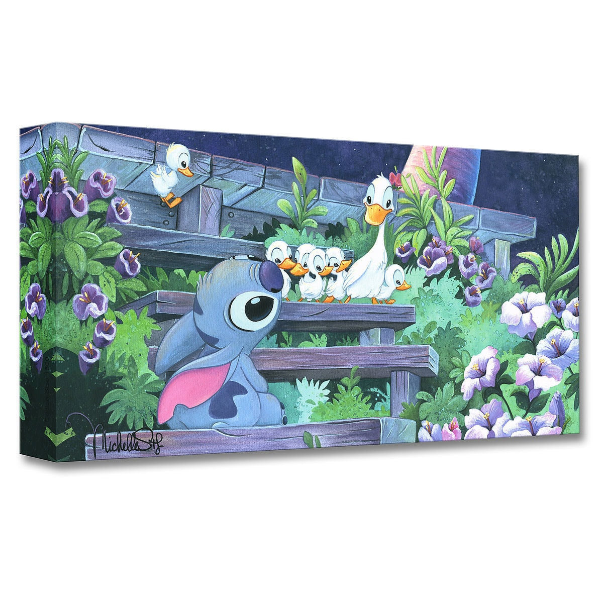 Michelle St. Laurent Disney "Family Blossoms" Limited Edition Canvas Giclee