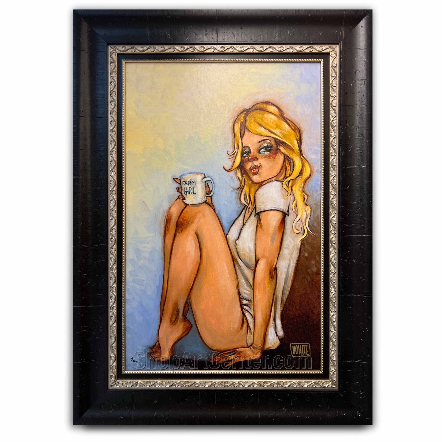 Todd White "Farm Girl" Limited Edition Canvas Giclee