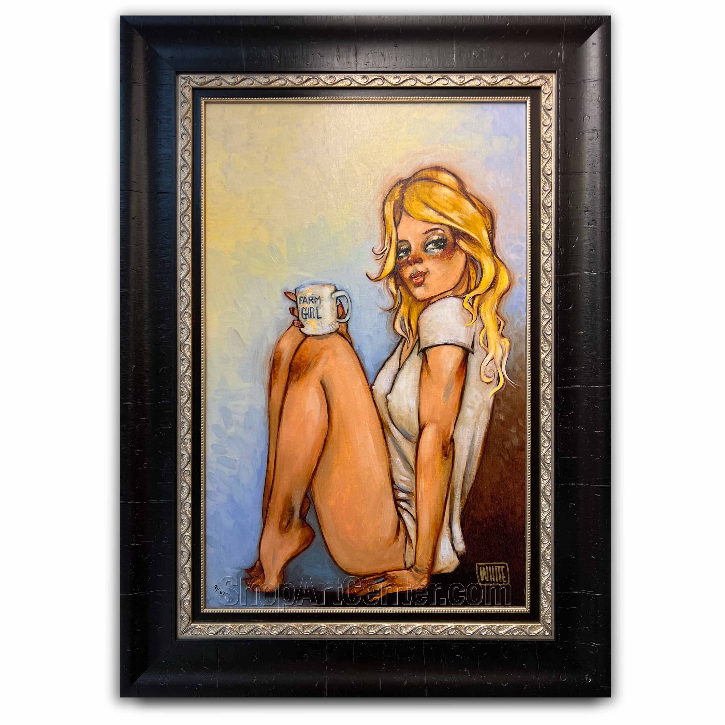 Todd White Farm Girl Limited Edition Canvas Giclee