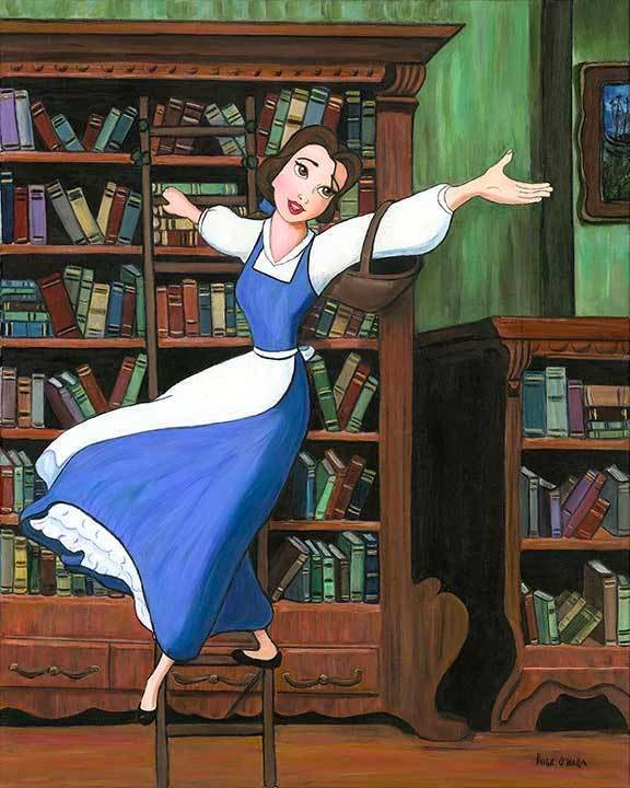Paige O'Hara Disney "Far Off Places" Limited Edition Canvas Giclee