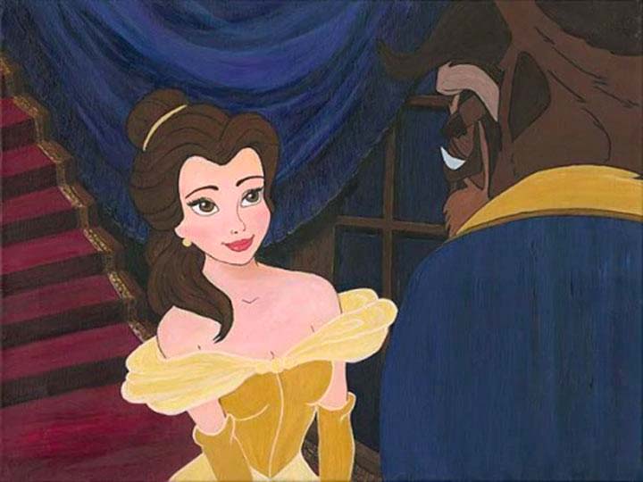 Paige O'Hara Disney First Date Limited Edition Canvas Giclee