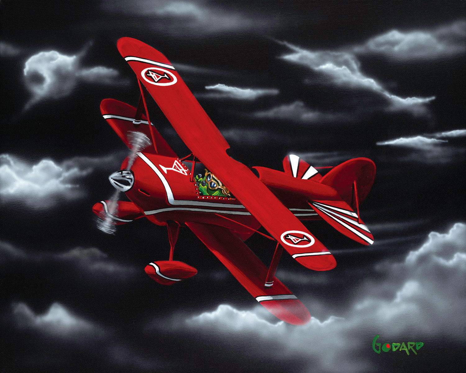 Michael Godard Flying High Limited Edition Canvas Giclee