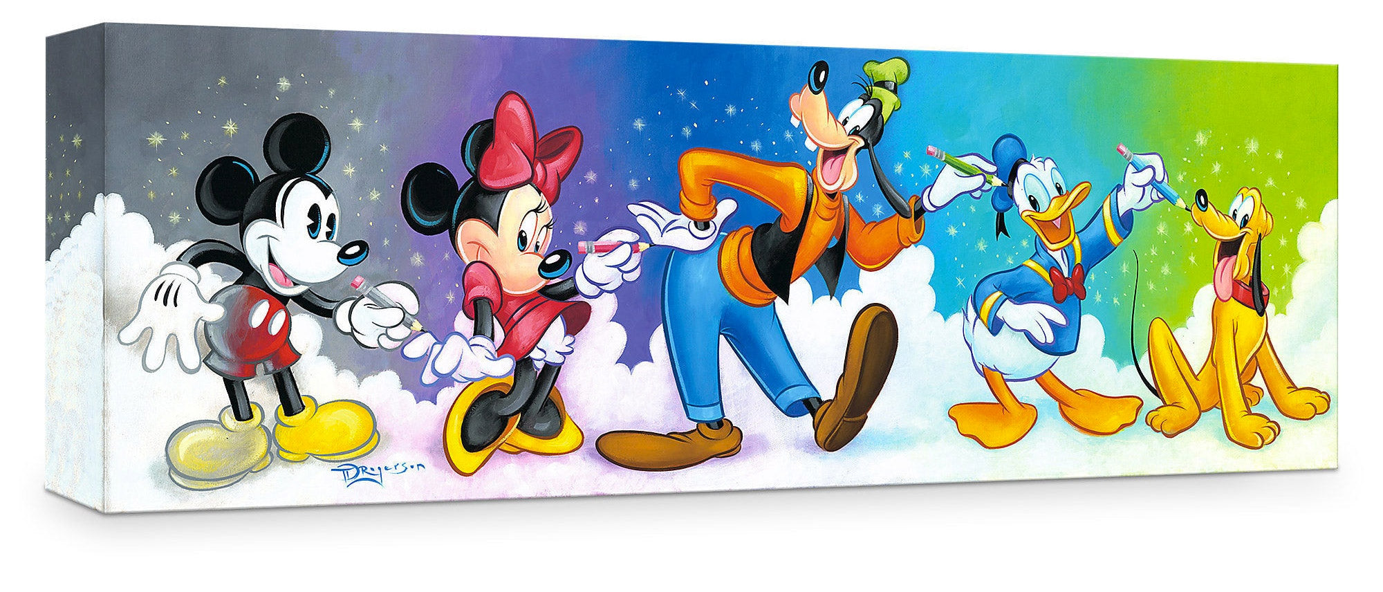 Tim Rogerson Disney Friends by Design Limited Edition Canvas Giclee