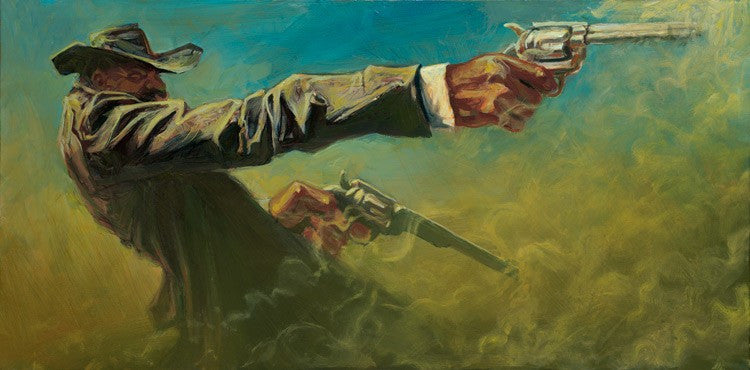 Gabe Leonard "Crackshot" Limited Edition Canvas Giclee