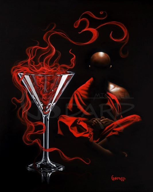 Michael Godard "Tranquili-tini" Limited Edition Canvas Giclee