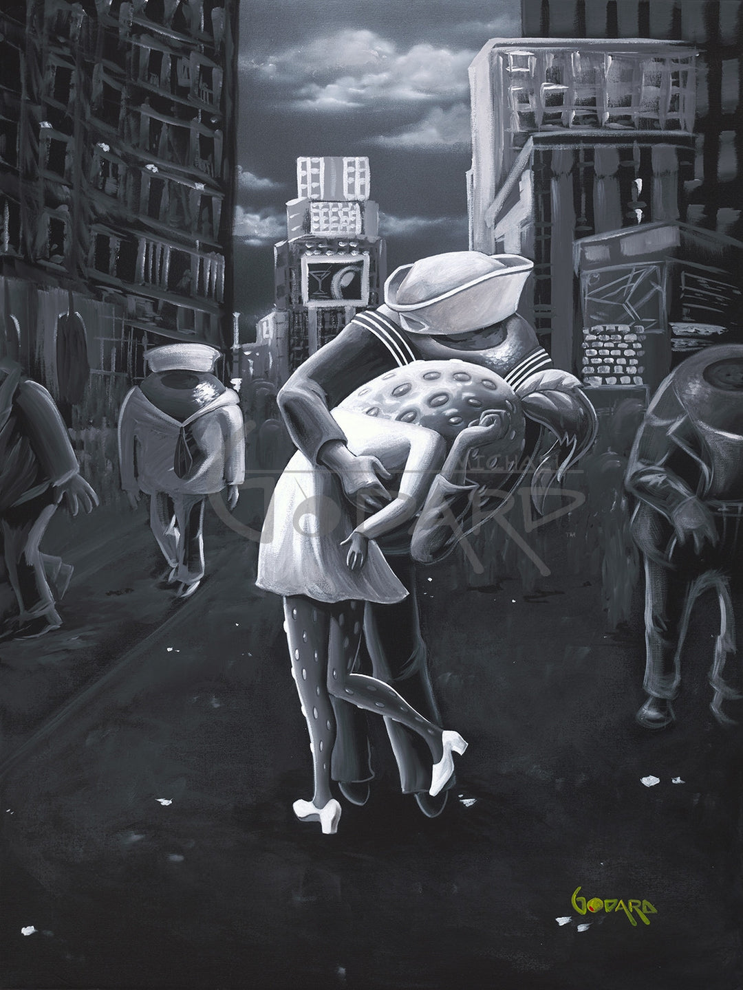 Michael Godard The Kiss Limited Edition Paper Giclee