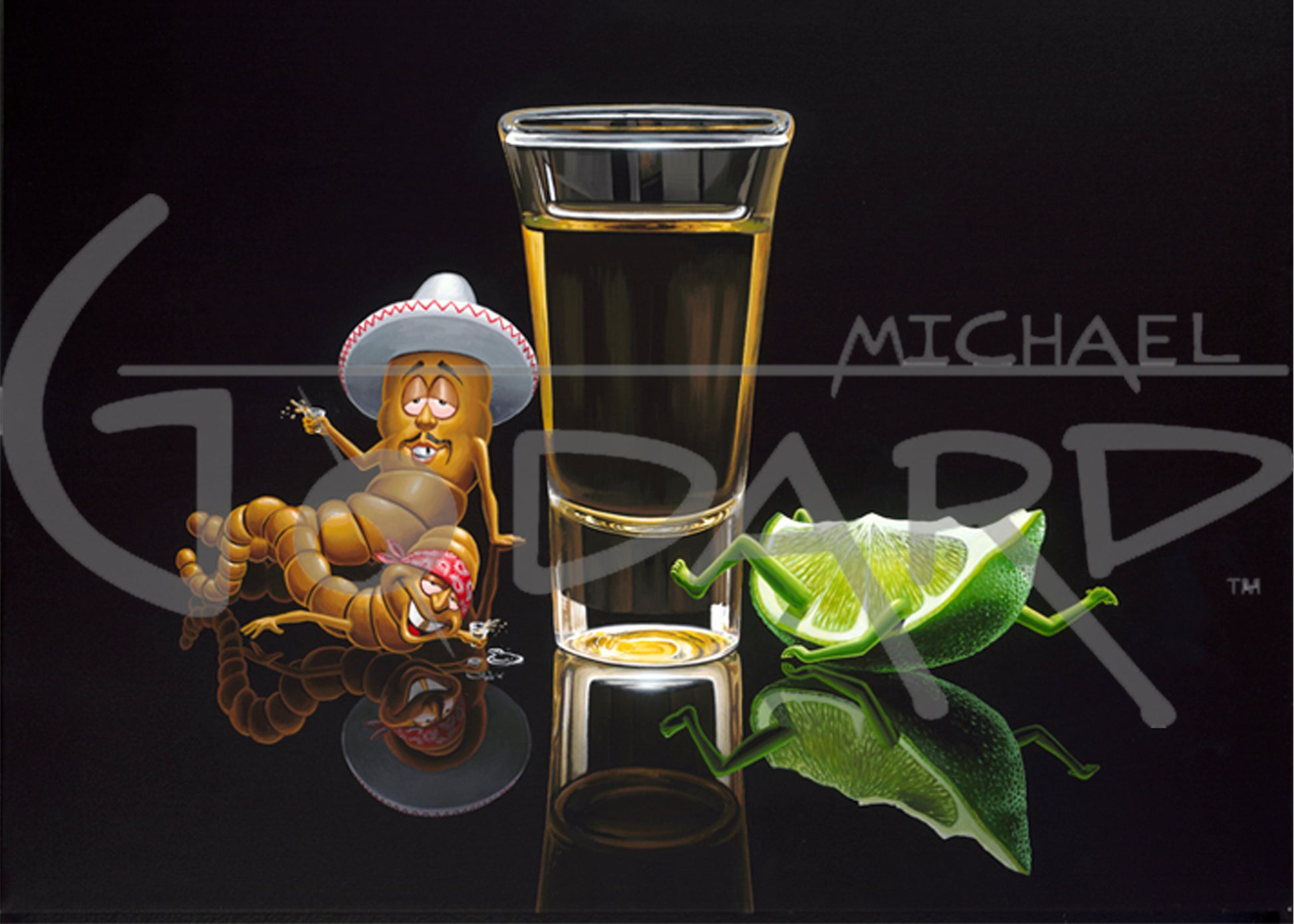 Michael Godard "Dos Amigos Borrachos" Limited Edition Canvas Giclee
