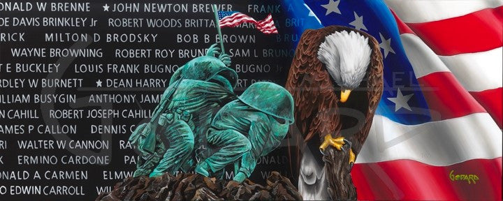 Michael Godard For Those Who Gave All Limited Edition Canvas Giclee