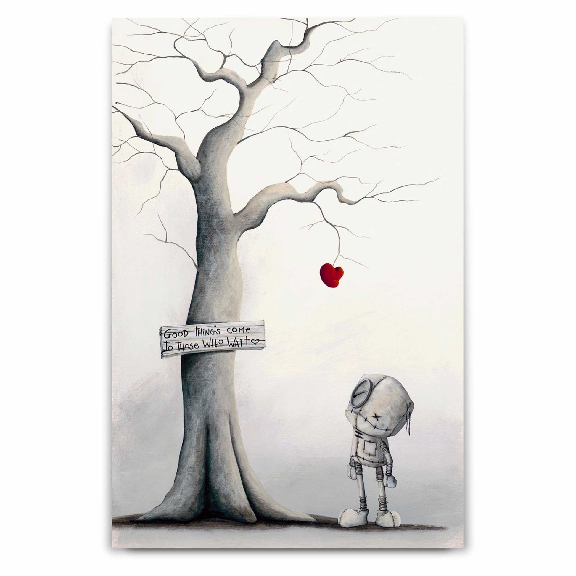 Fabio Napoleoni "Good Things Come to Those Who Wait" Limited Edition Canvas Giclee