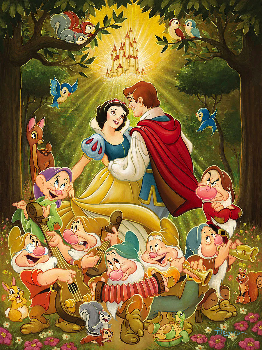 Tim Rogerson Disney Happily Ever After Limited Edition Canvas Giclee