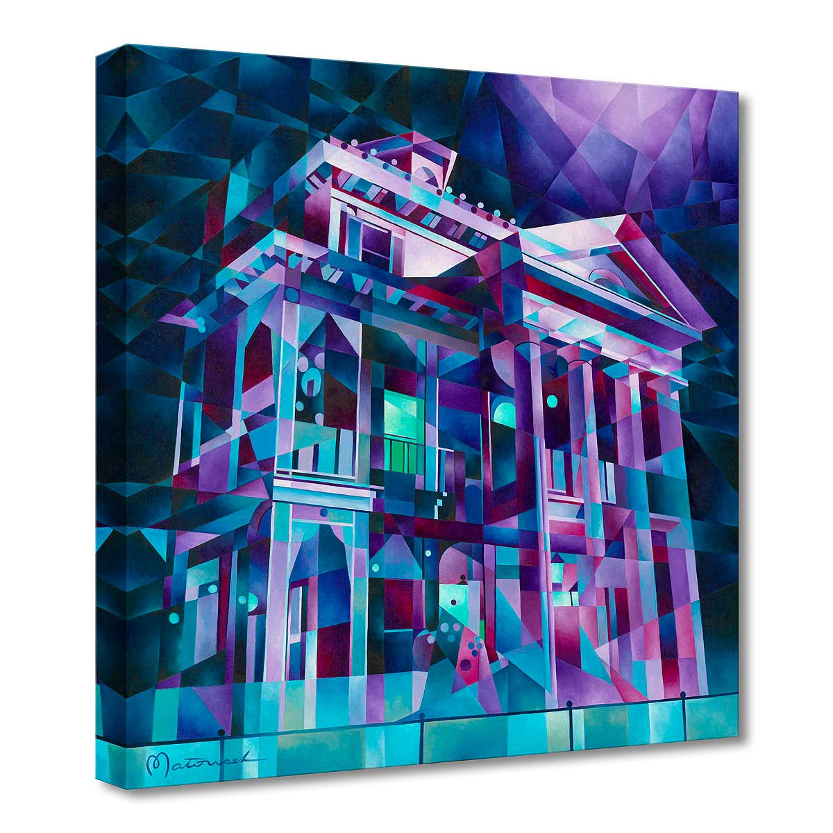 Tom Matousek Disney "The Haunted Mansion" Limited Edition Canvas Giclee