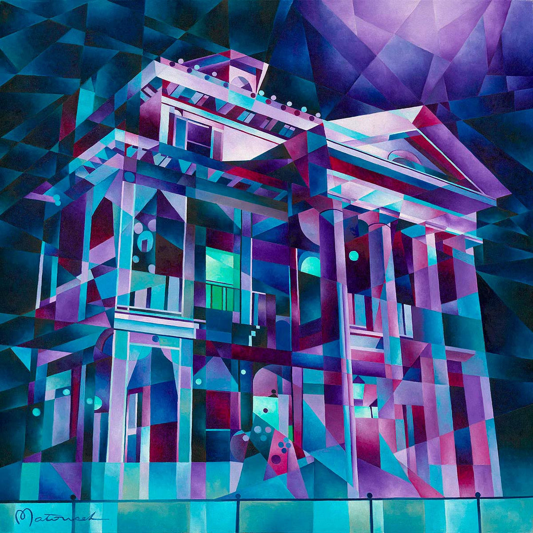 Tom Matousek Disney The Haunted Mansion Limited Edition Canvas Giclee