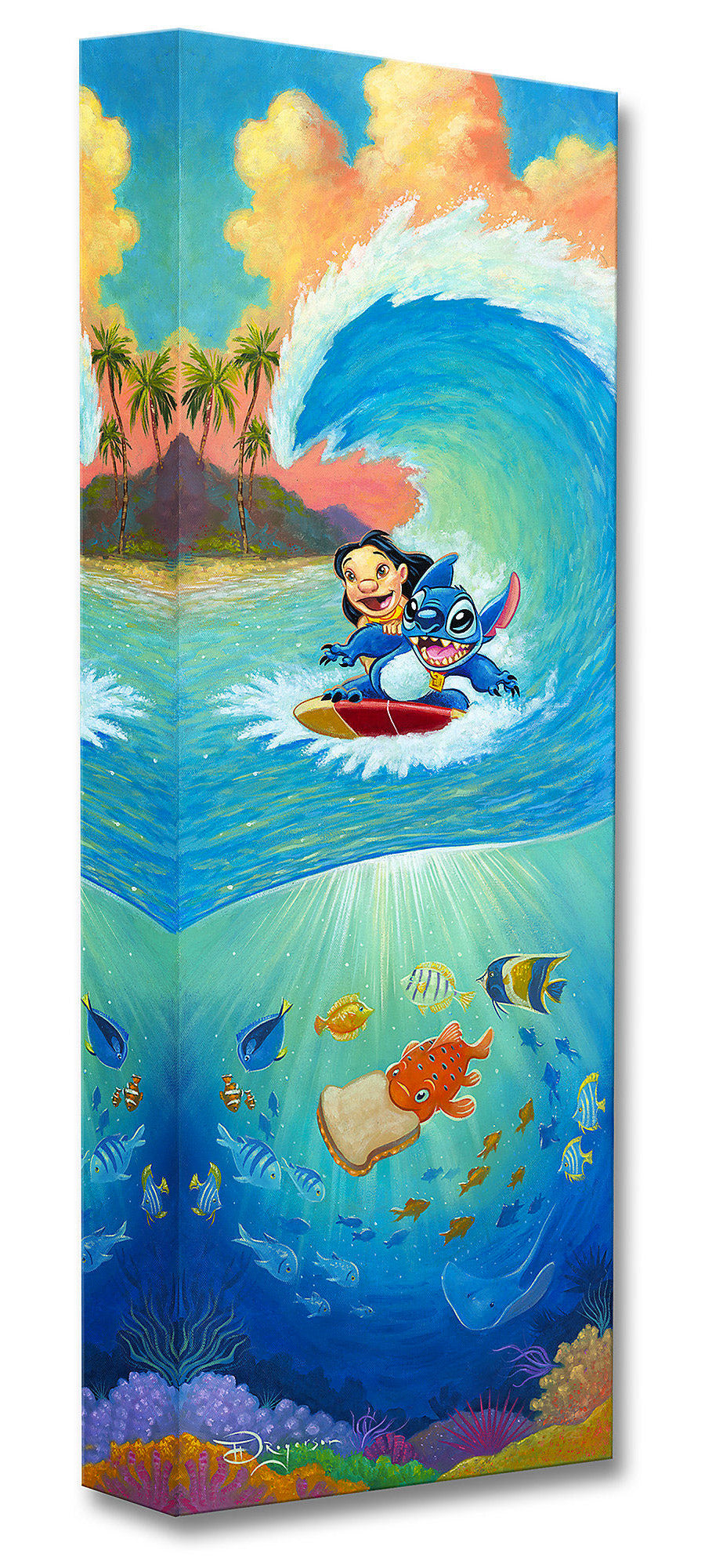 Tim Rogerson Disney "Hawaiian Roller Coaster" Limited Edition Canvas Giclee