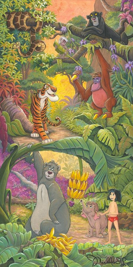 Michelle St. Laurent Disney Home in the Jungle Limited Edition Canvas Giclee
