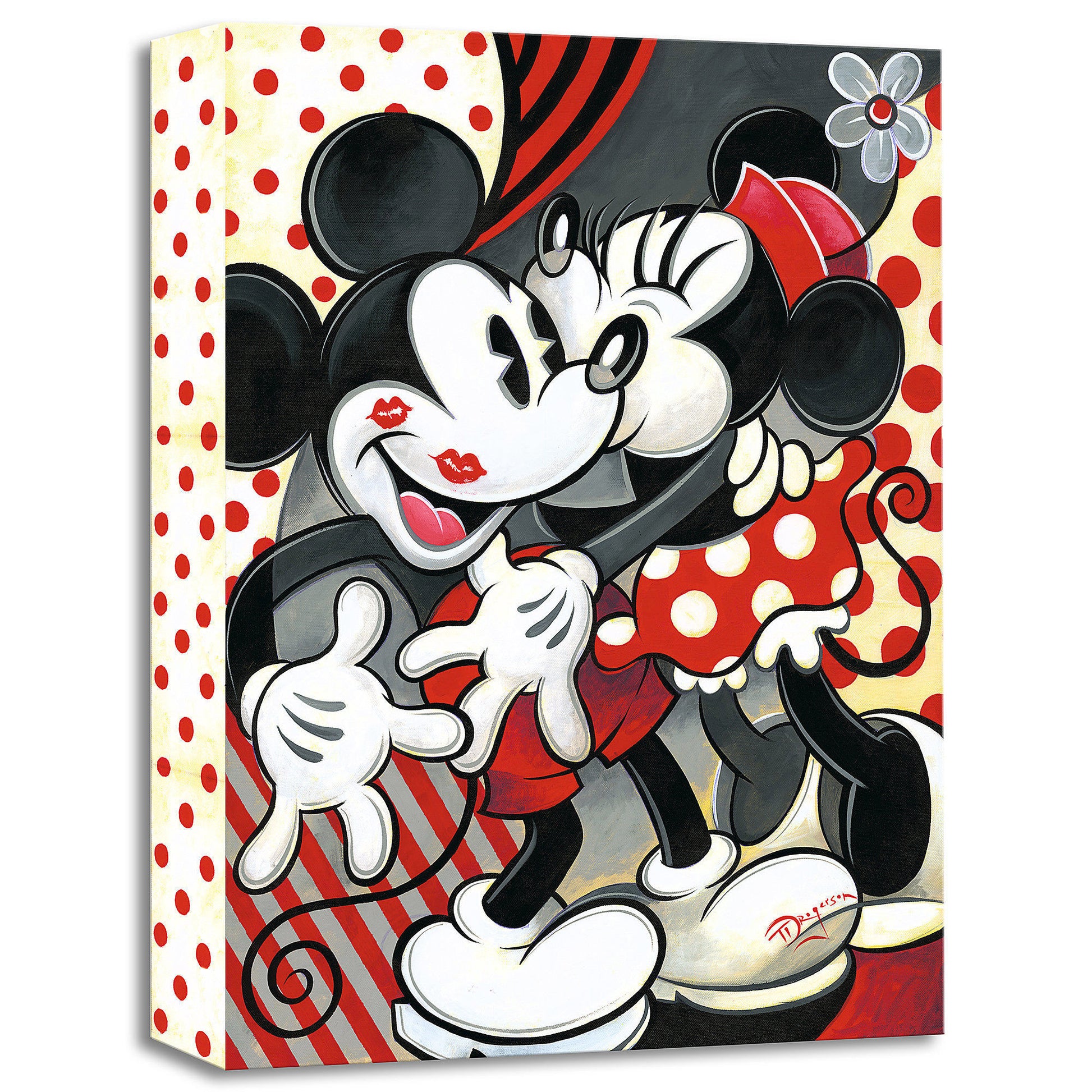Tim Rogerson Disney "Hugs and Kisses" Limited Edition Canvas Giclee