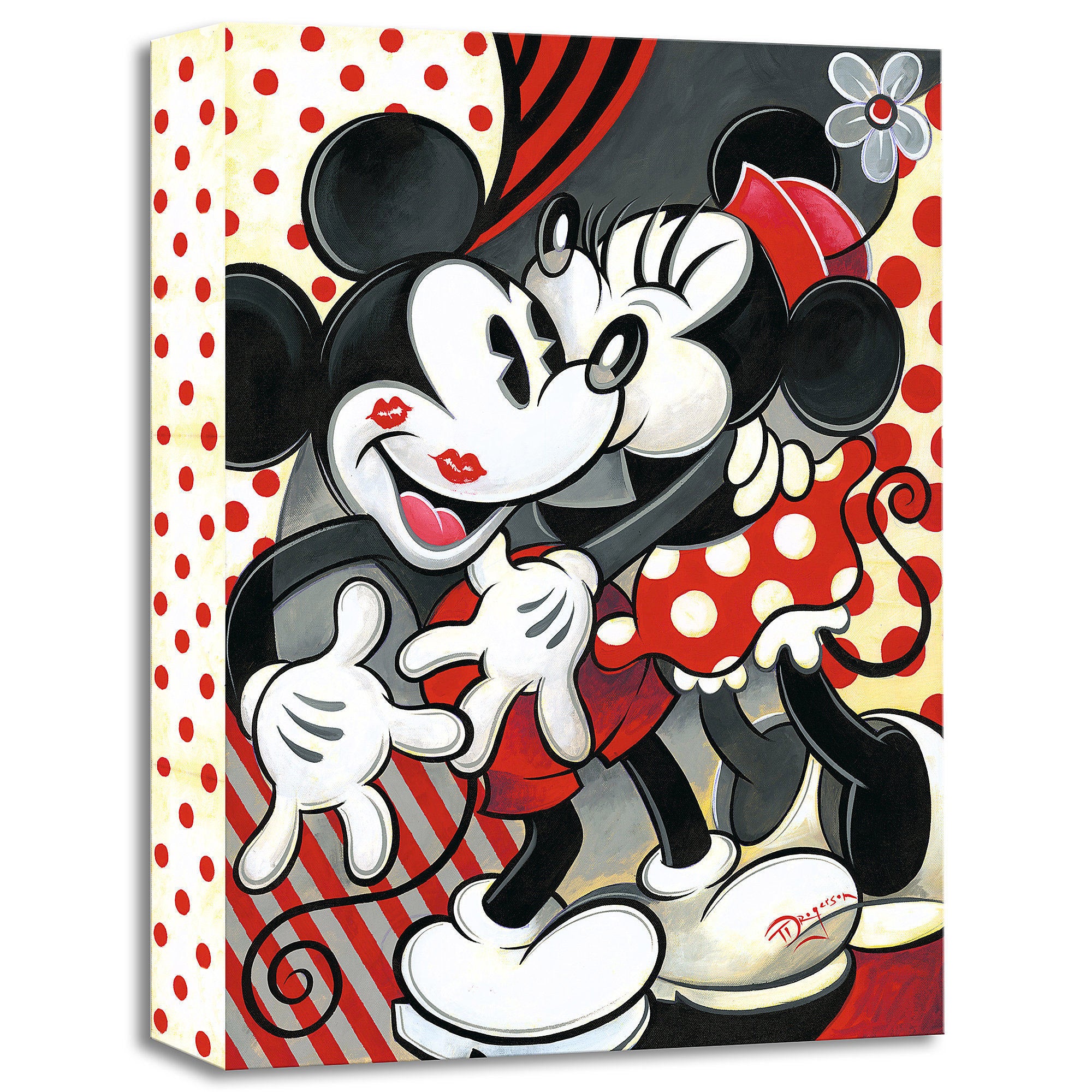 Tim Rogerson Disney Hugs and Kisses Limited Edition Canvas Giclee