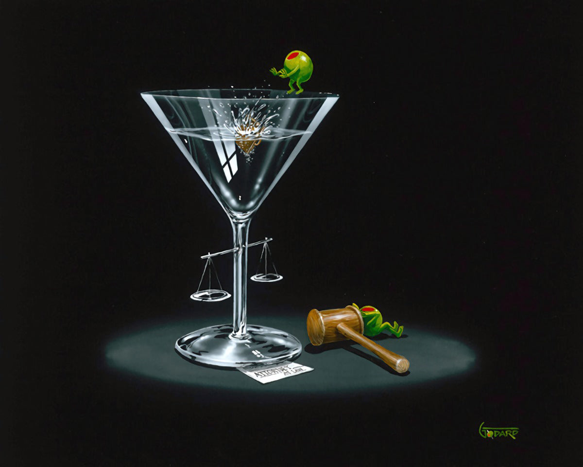 Michael Godard "I Rest My Case" Limited Edition Canvas Giclee