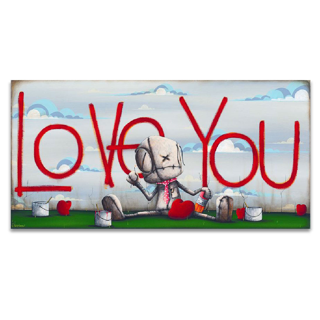 Fabio Napoleoni "I Want The World to Know" Limited Edition Paper Giclee