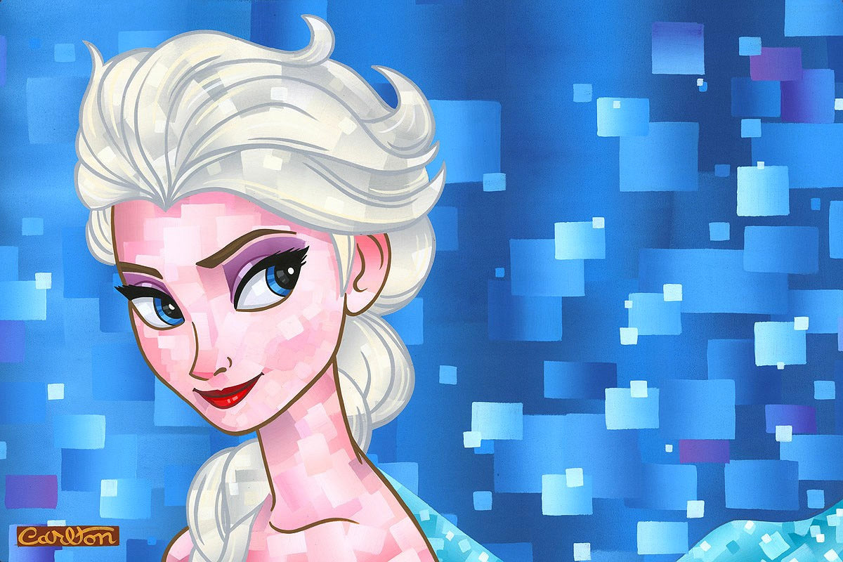 Trevor Carlton Disney "Ice Queen" Limited Edition Canvas Giclee