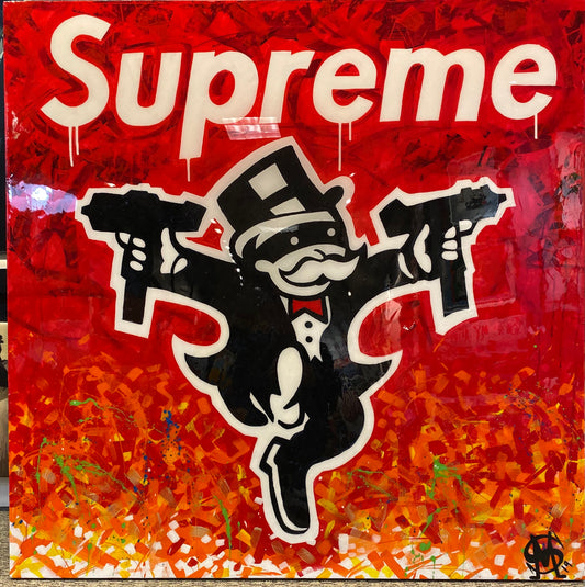 Sinister Monopoly “Supremacy” Original Canvas