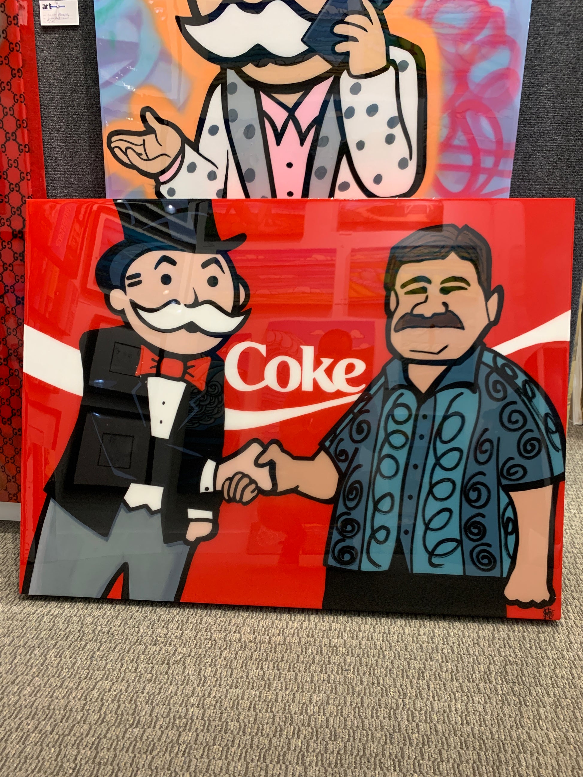 Sinister Monopoly “El Chapo” Original on Wood