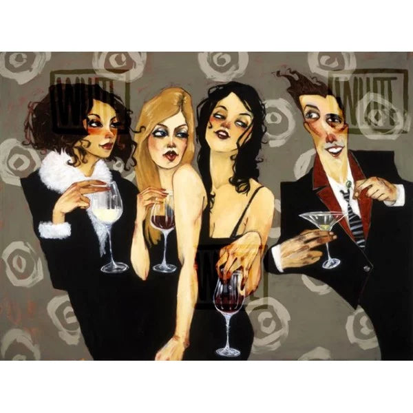Todd White Intoxication at the Flower Lounge Limited Edition Canvas Giclee