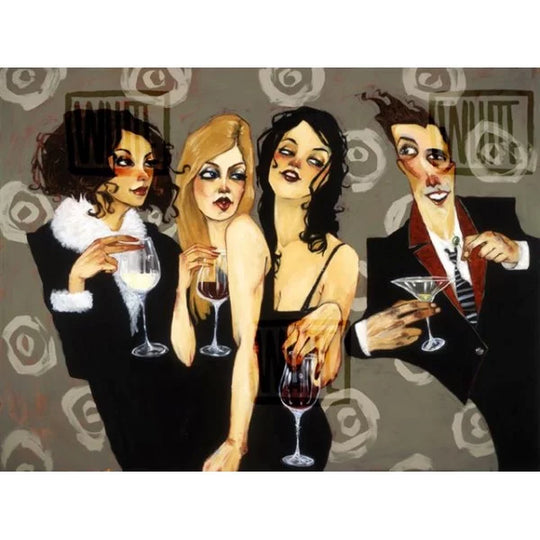 Todd White Intoxication at the Flower Lounge Limited Edition Canvas Giclee