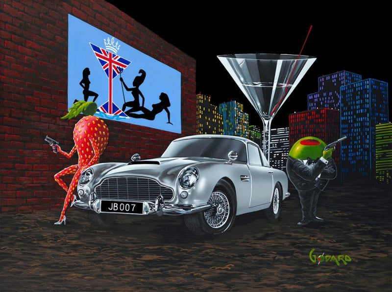 Michael Godard Bond Limited Edition Canvas Giclee