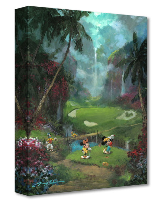 James Coleman Disney "17th Tee in Paradise" Limited Edition Canvas Giclee