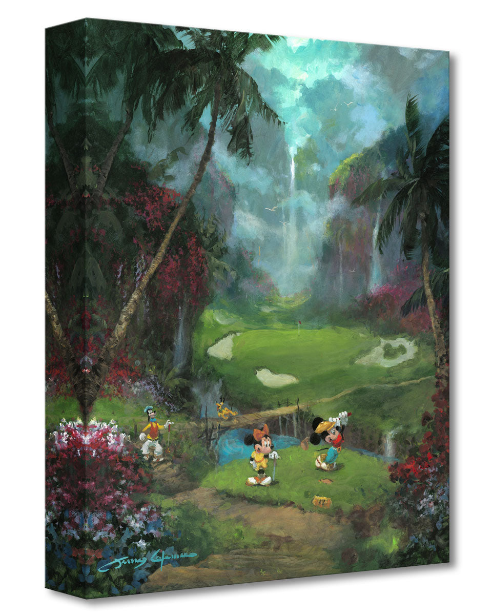James Coleman Disney 17th Tee in Paradise Limited Edition Canvas Giclee