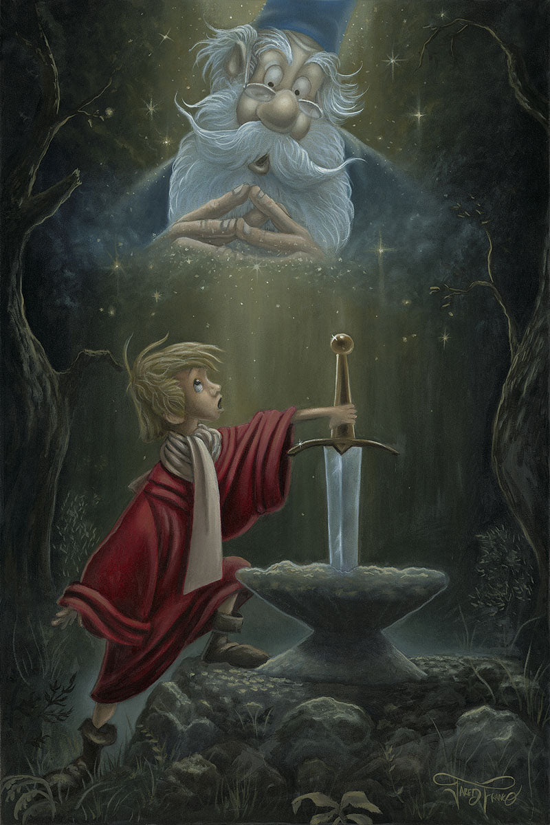 Jared Franco Disney Hail King Arthur Limited Edition Canvas Giclee