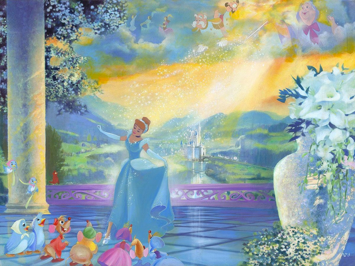 John Rowe Disney "The Life She Dreams Of" Limited Edition Canvas Giclee