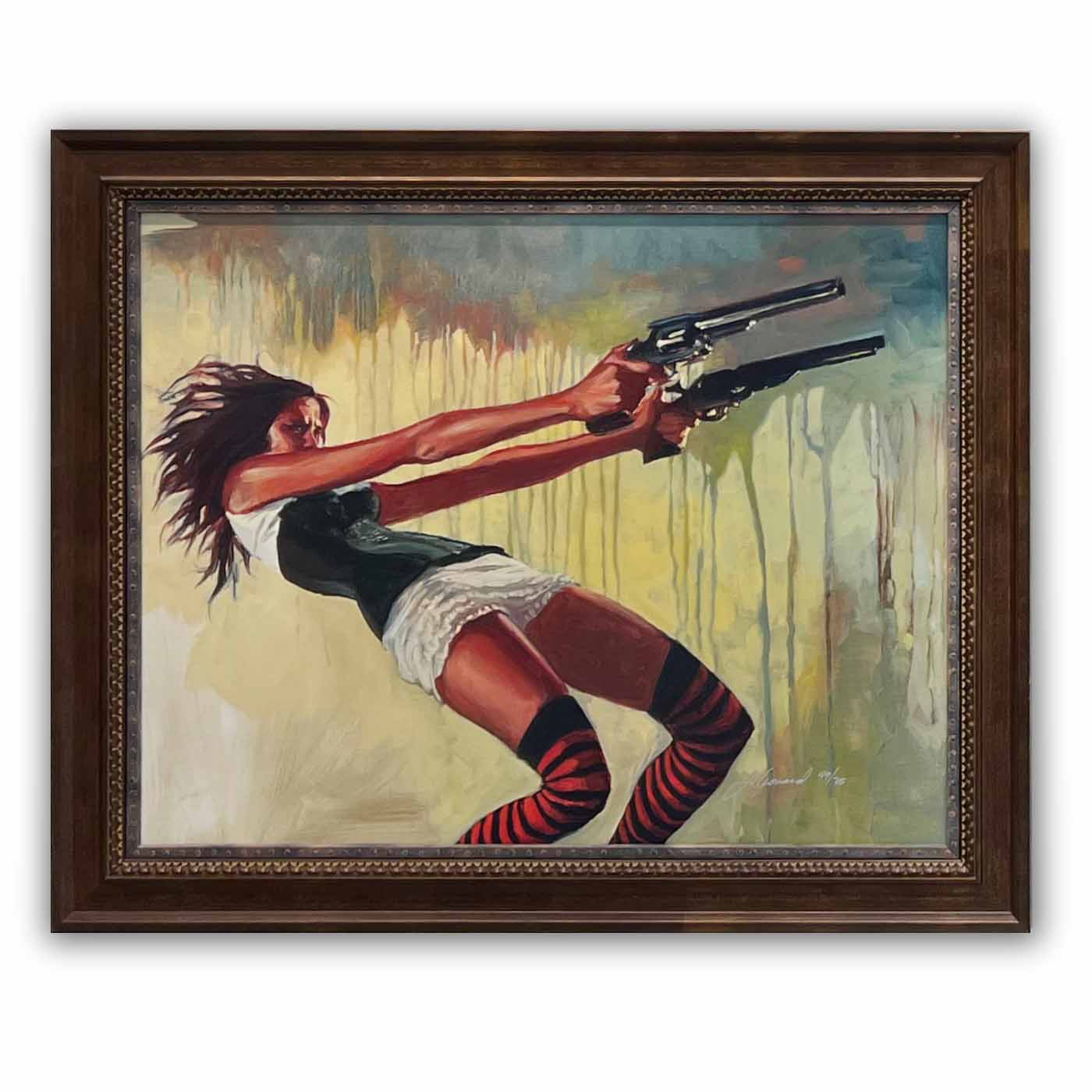 Gabe Leonard "Justice Ain't Blind" Limited Edition Canvas Giclee