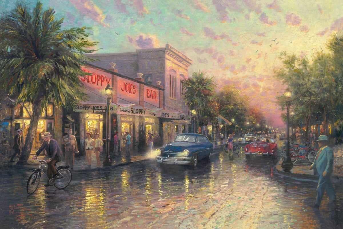 Thomas Kinkade Studios "Key West" Limited Edition Canvas Giclee