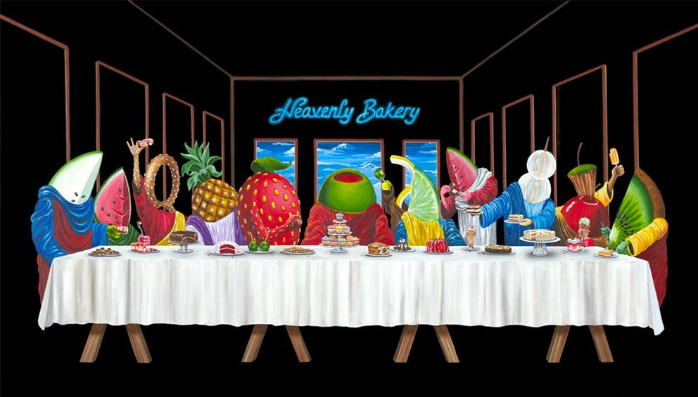 Michael Godard "Last Dessert" Limited Edition Canvas Giclee