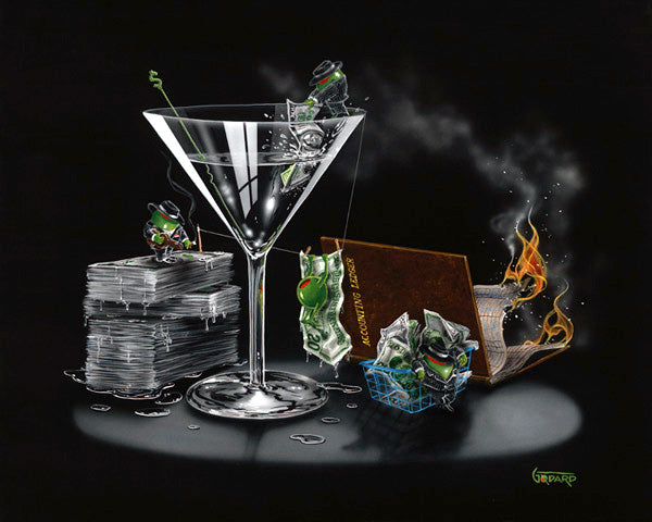 Michael Godard Money Laundering Limited Edition Paper Giclee