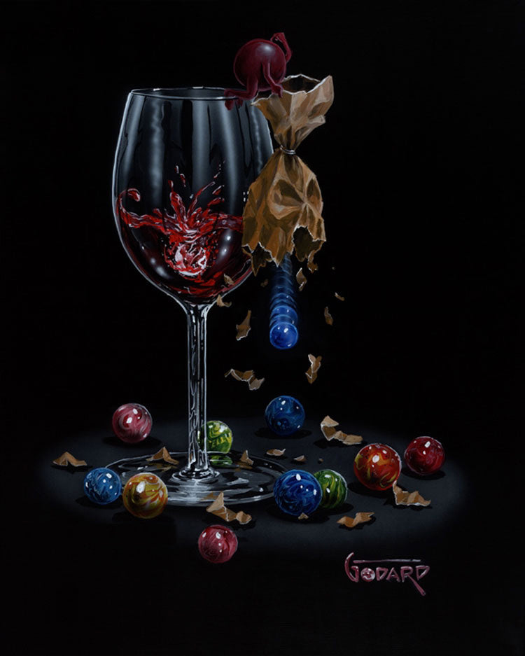 Michael Godard "I Lost My Marbles" Limited Edition Canvas Giclee